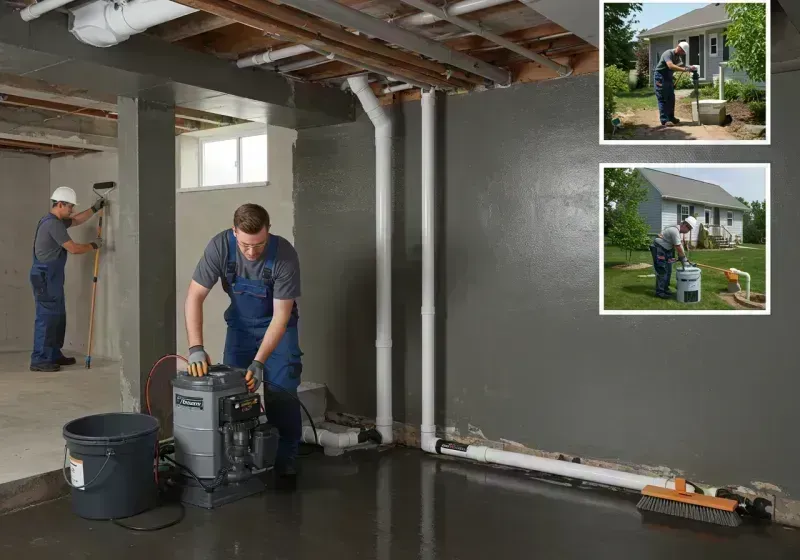 Basement Waterproofing and Flood Prevention process in Crystal Lawns, IL